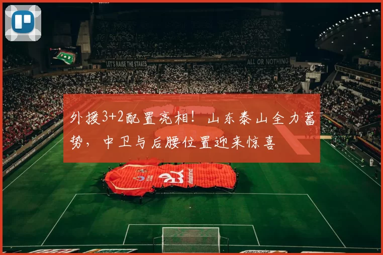 外援3+2配置亮相！山东泰山全力蓄势，中卫与后腰位置迎来惊喜